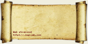 Jagoda Nešković vizit kartica